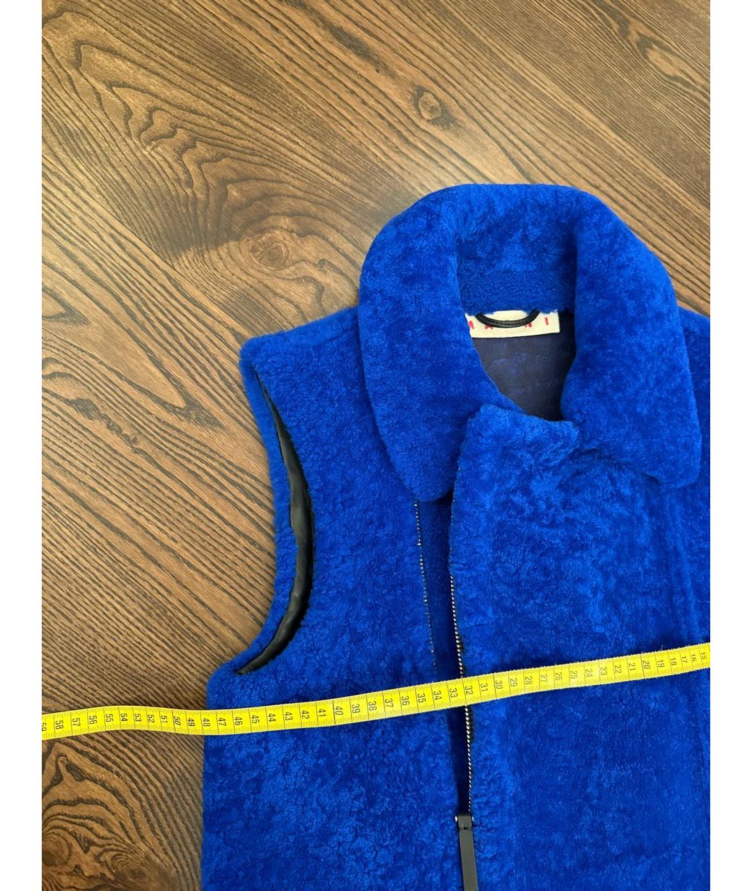 MARNI Синий жилет, фото 3