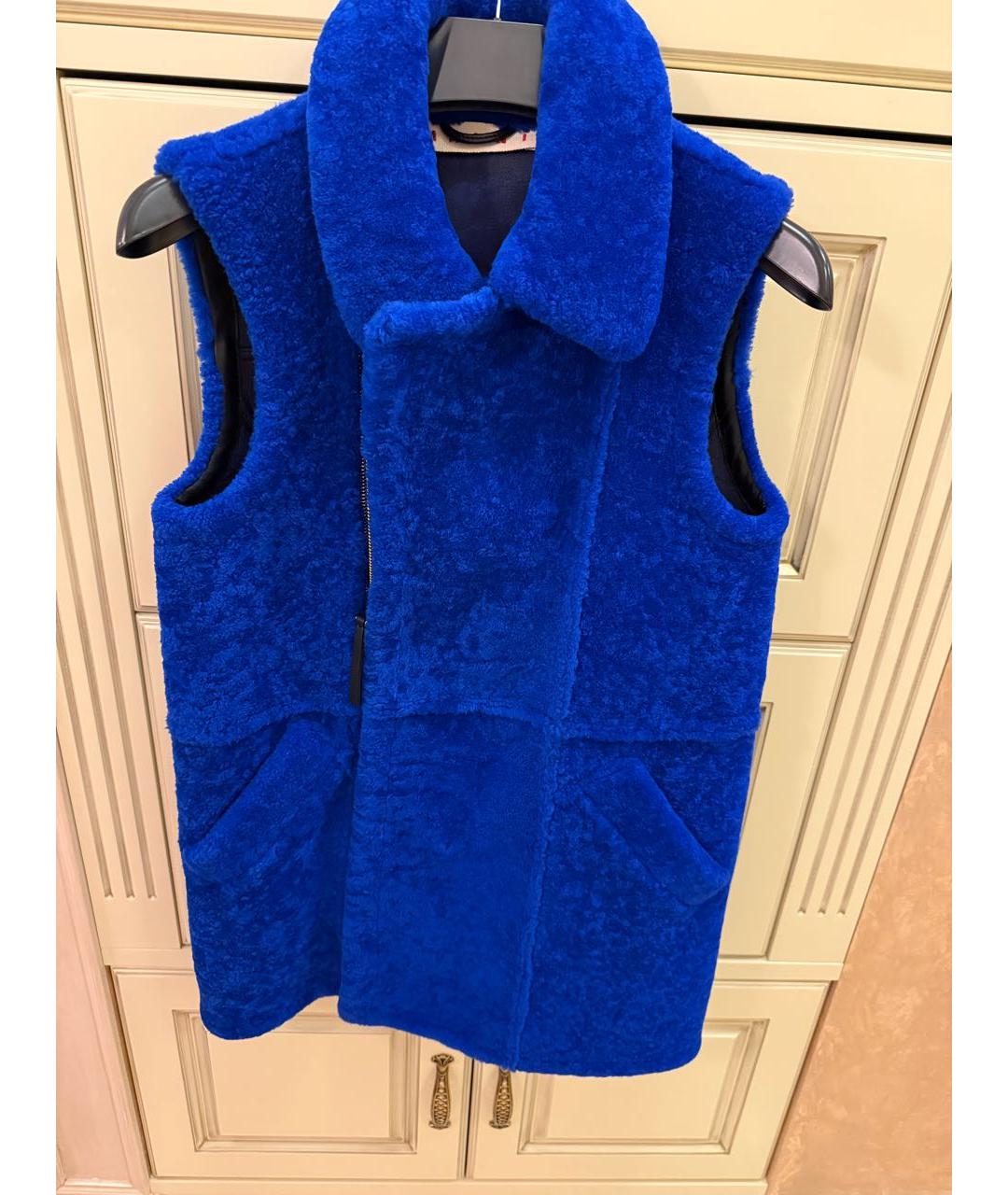 MARNI Синий жилет, фото 2
