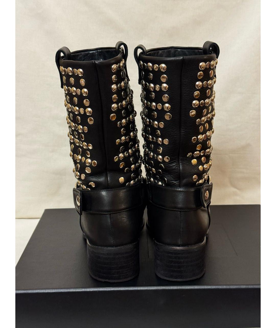 STUART WEITZMAN Черные кожаные ботинки, фото 4