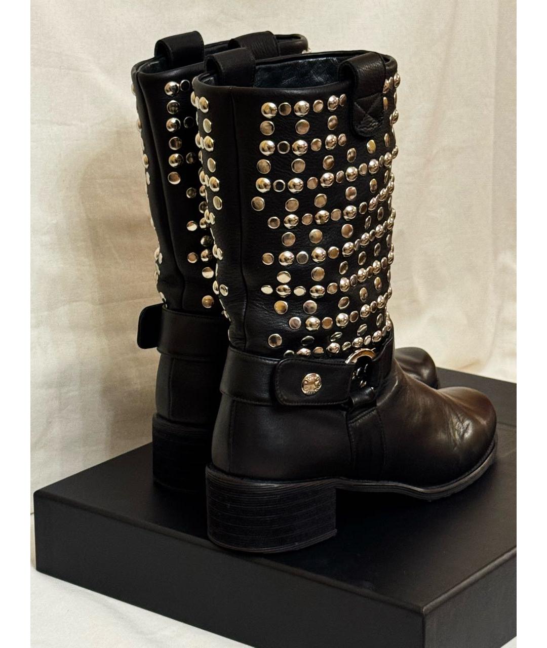 STUART WEITZMAN Черные кожаные ботинки, фото 8