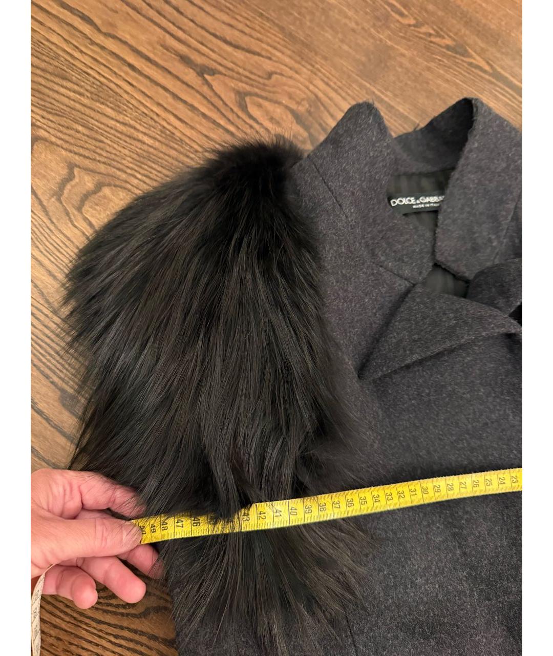 DOLCE&GABBANA Серый шерстяной жилет, фото 7