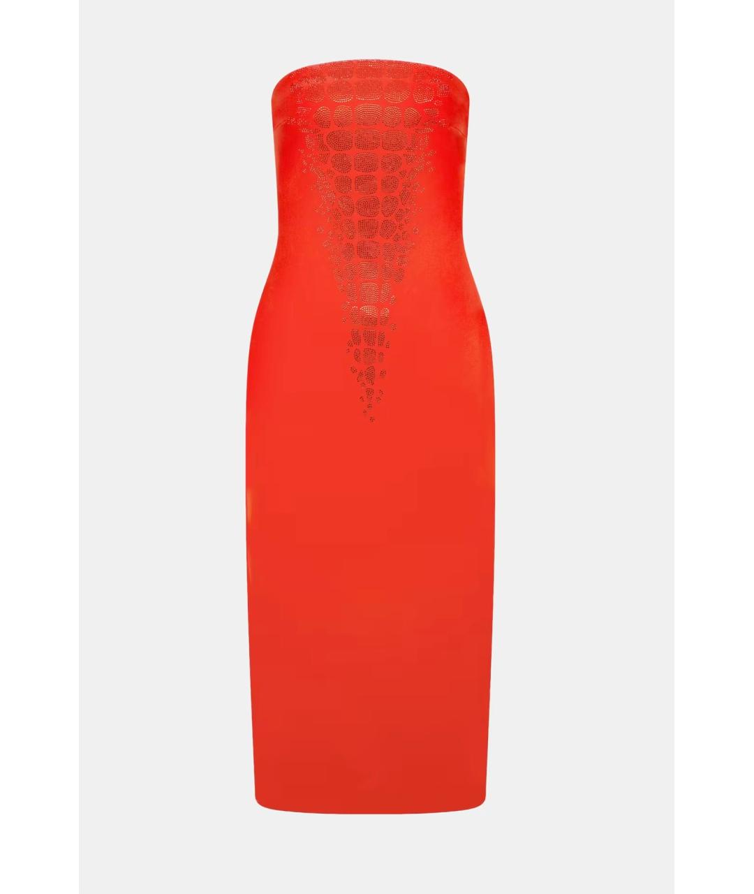 DAVID KOMA Красное коктейльное платье, фото 8