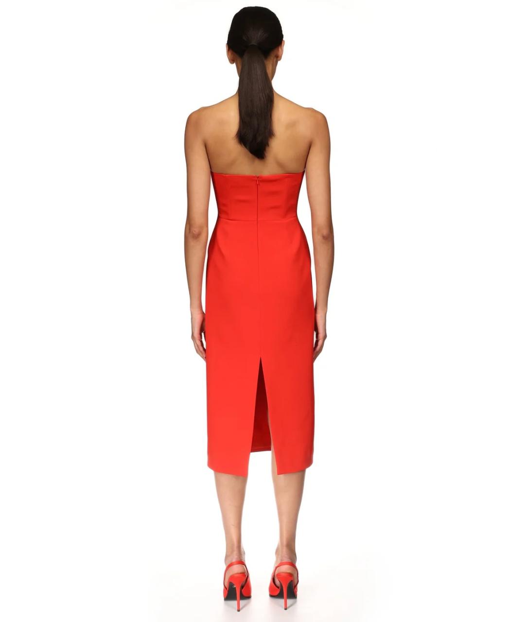 DAVID KOMA Красное коктейльное платье, фото 5