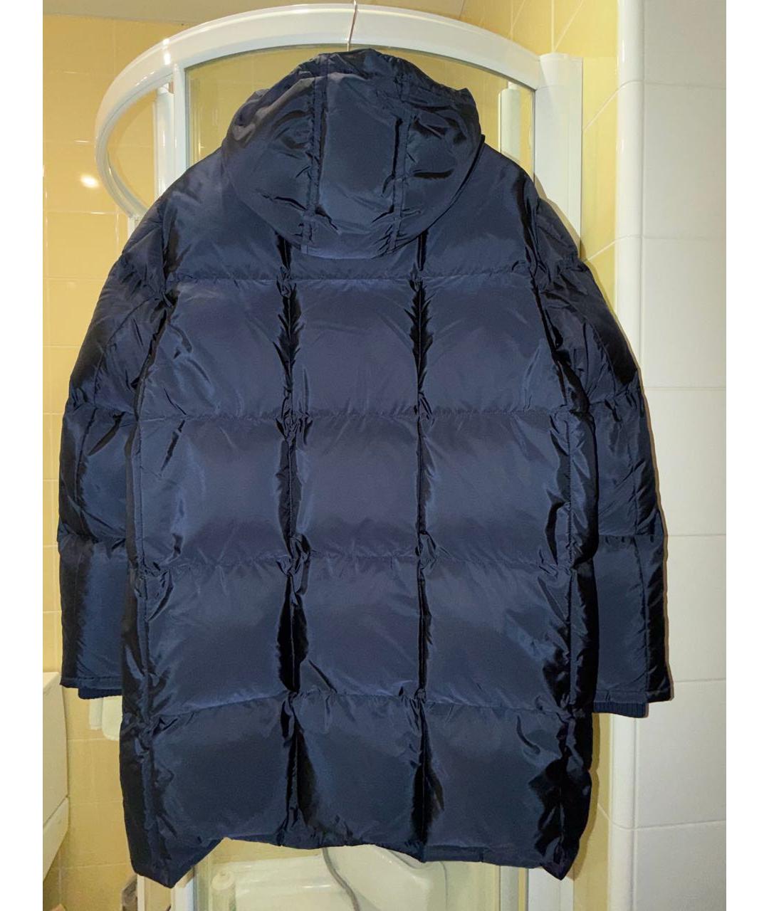 PRADA Темно-синий полиамидовый пуховик, фото 6