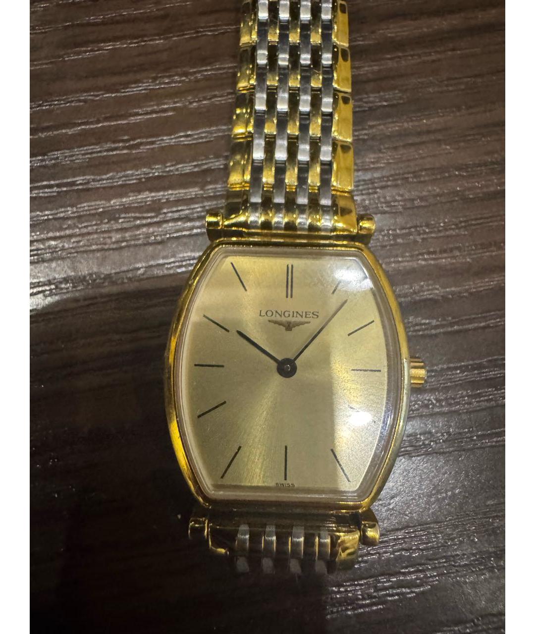 LONGINES Золотые металлические часы, фото 3