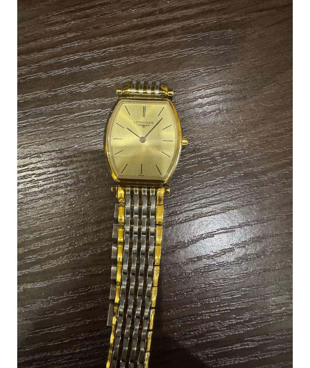 LONGINES Золотые металлические часы, фото 5