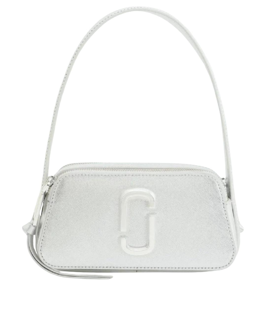 MARC JACOBS Серебряная кожаная сумка через плечо, фото 1