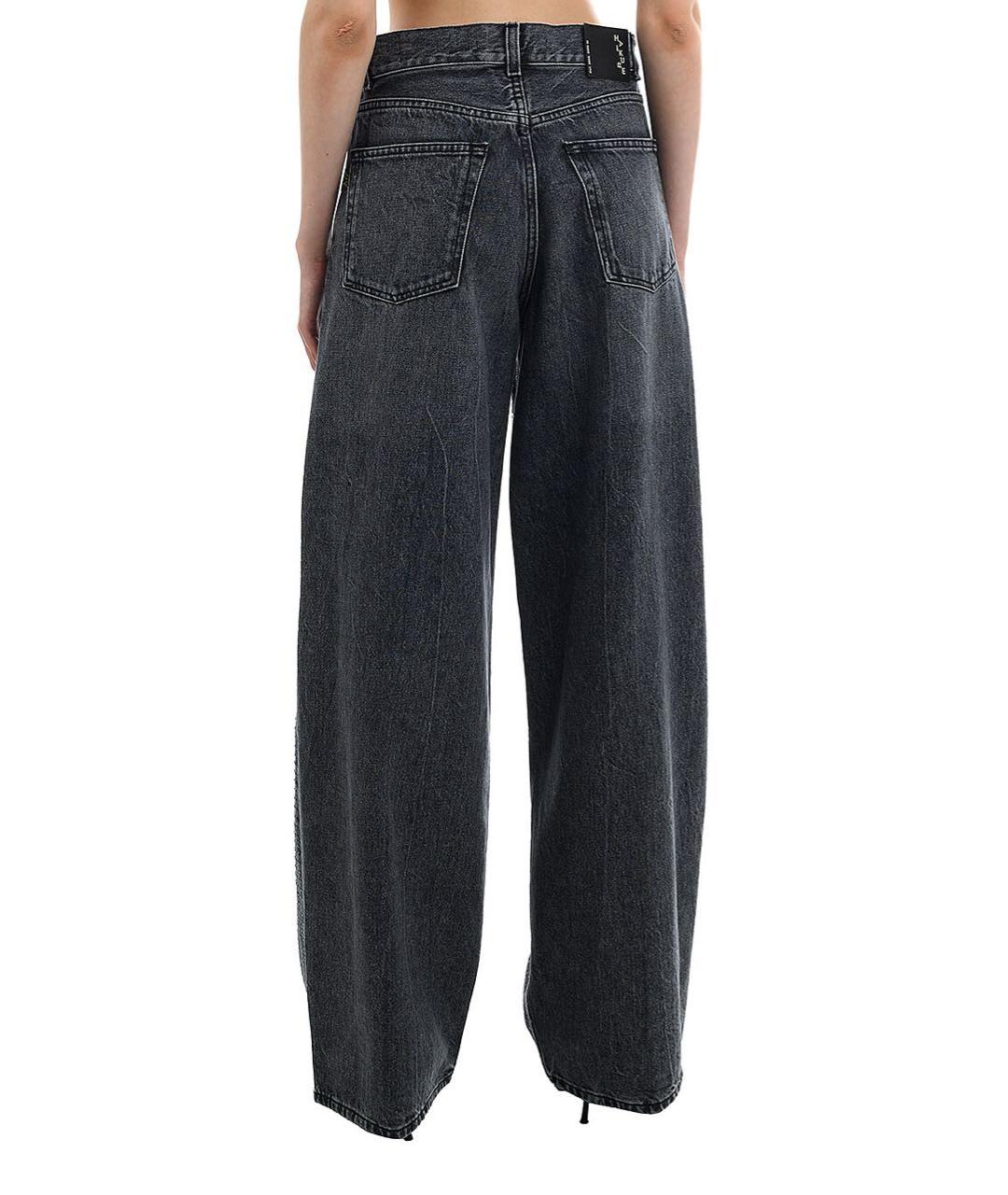 HAIKURE Антрацитовые хлопковые прямые джинсы, фото 8