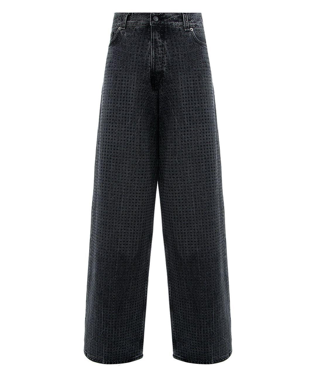 HAIKURE Антрацитовые хлопковые прямые джинсы, фото 1