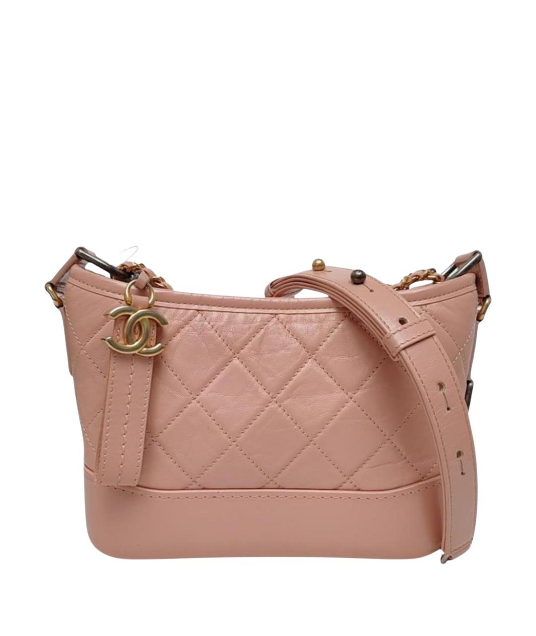 CHANEL Бежевая кожаная сумка через плечо, фото 1