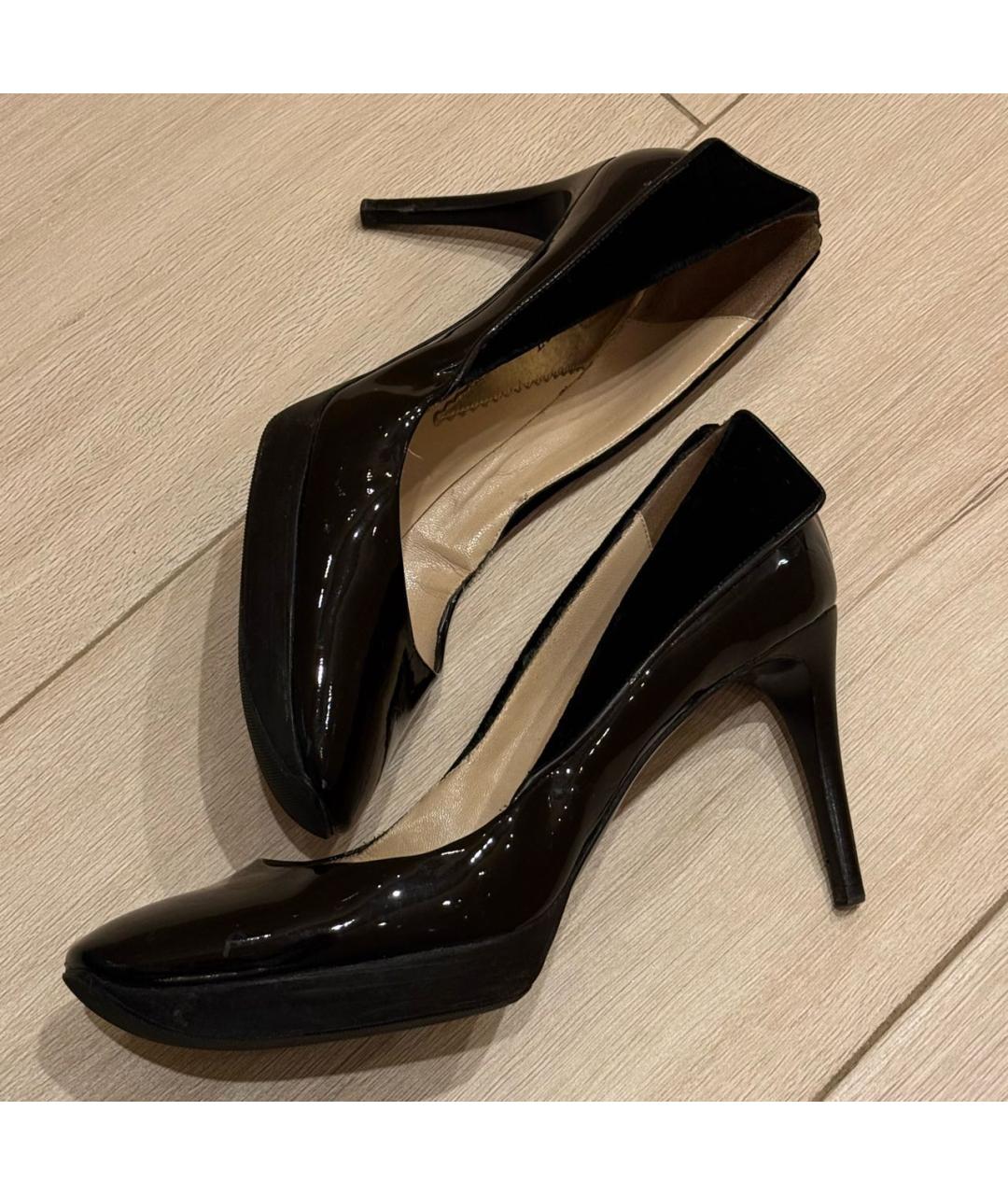 EMPORIO ARMANI Черные кожаные туфли, фото 4