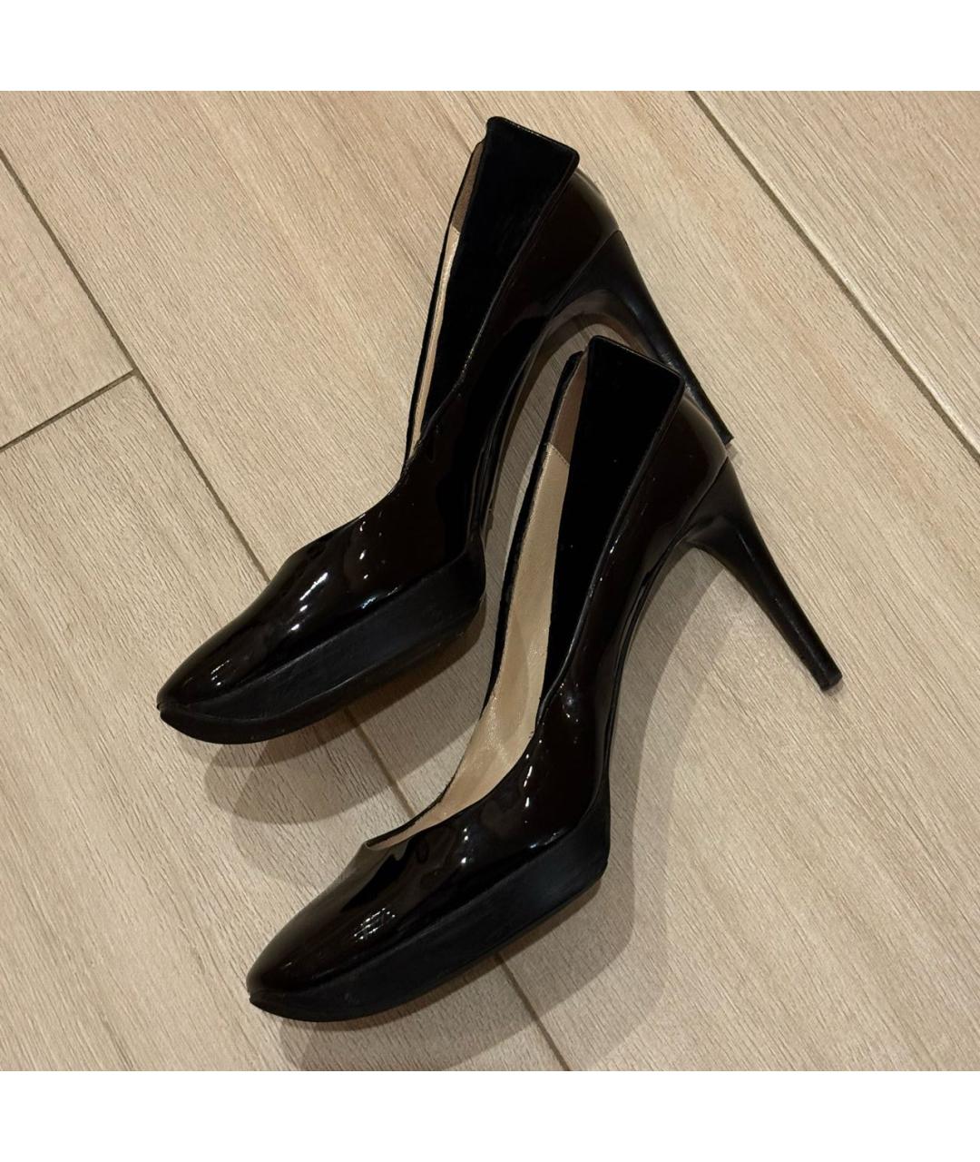 EMPORIO ARMANI Черные кожаные туфли, фото 6