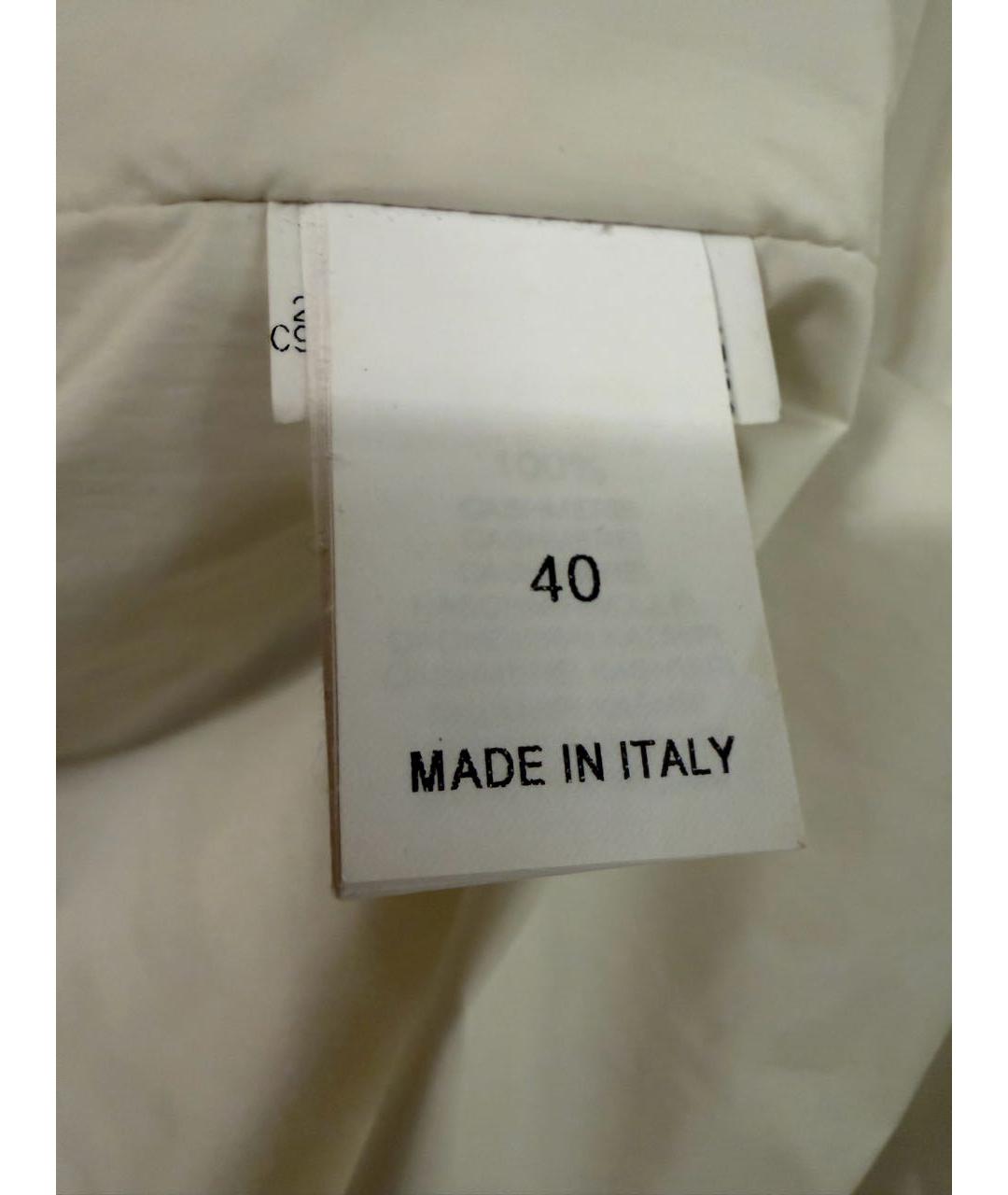 BRUNELLO CUCINELLI Бежевый кашемировый пуховик, фото 7