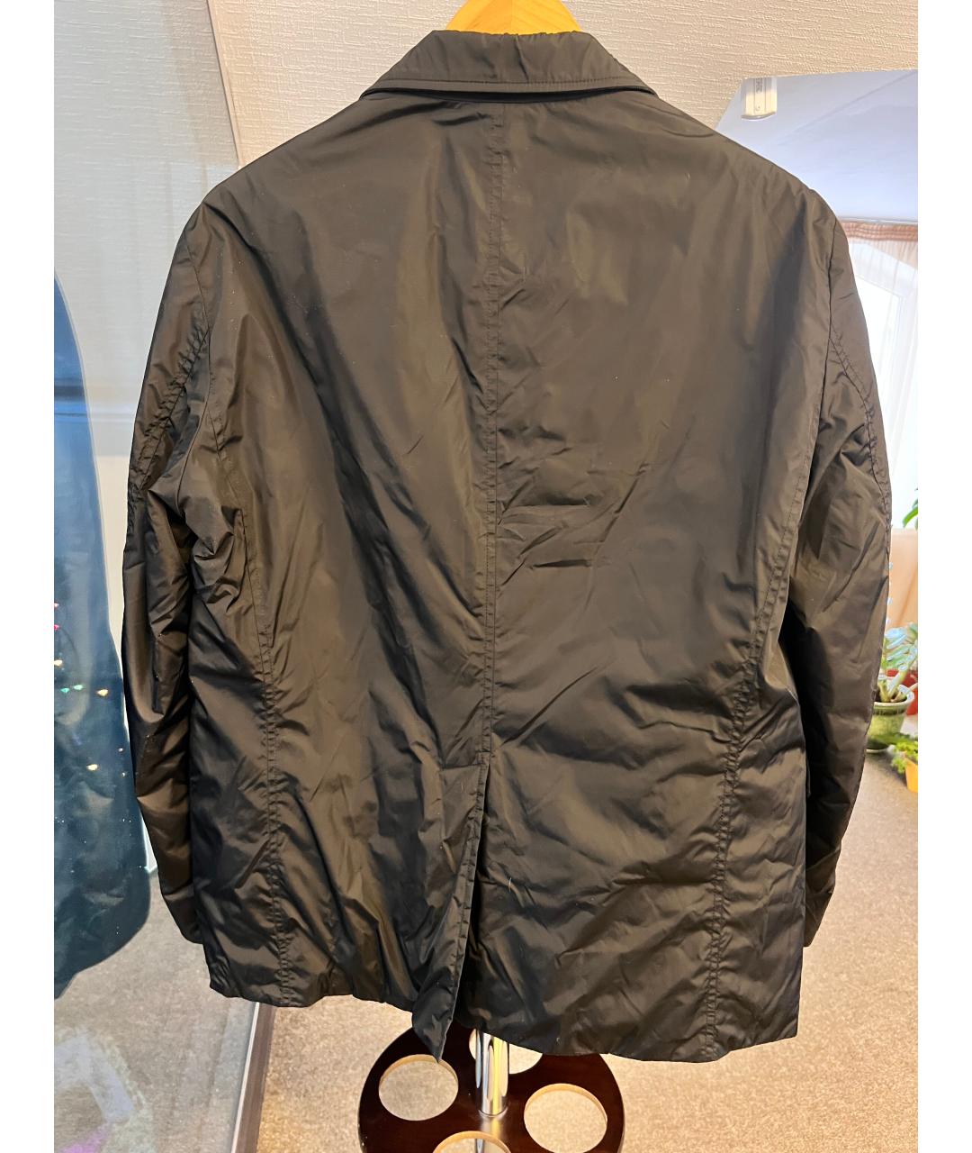 MONCLER Черный пуховик, фото 2