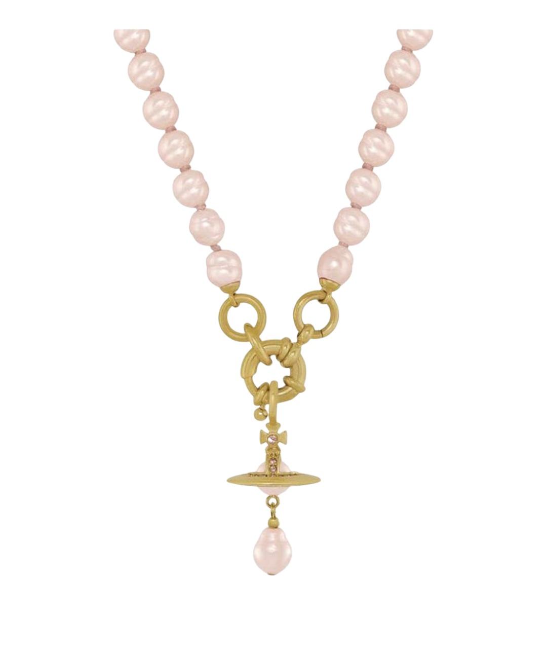 VIVIENNE WESTWOOD Розовый латунный чокер, фото 1