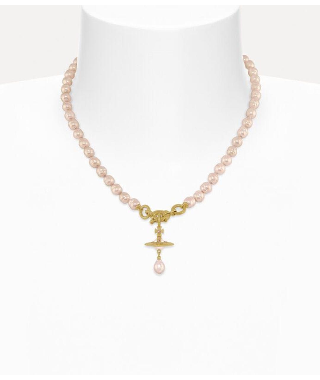 VIVIENNE WESTWOOD Розовый латунный чокер, фото 2