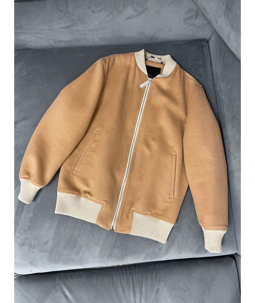 PHILIPP PLEIN Бежевая шерстяная куртка, фото 9