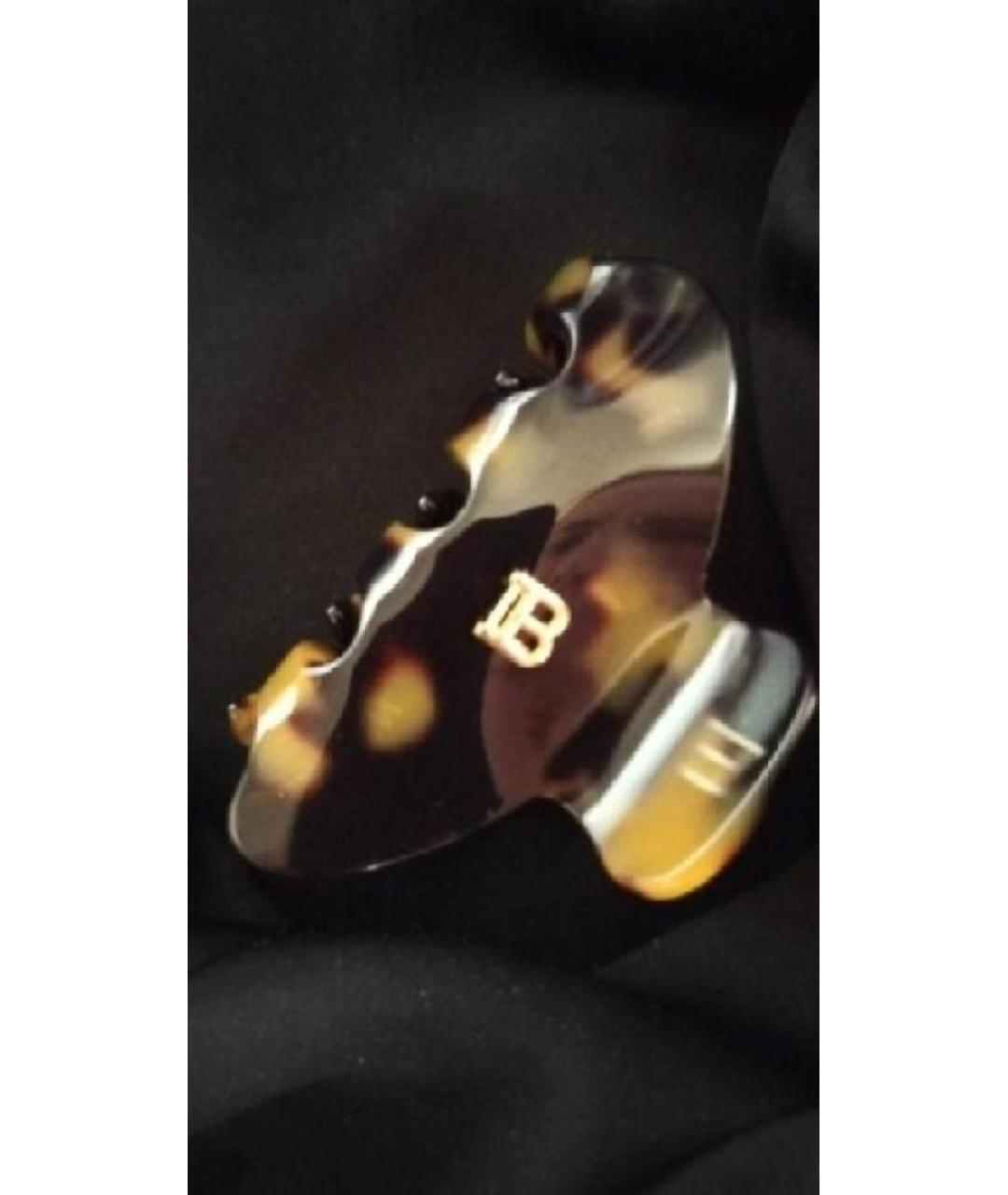 BALMAIN Коричневая заколка, фото 5