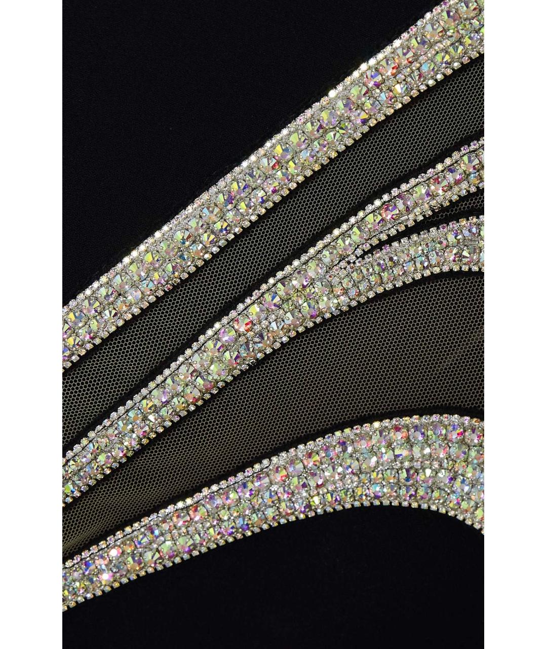 DAVID KOMA Черное коктейльное платье, фото 8