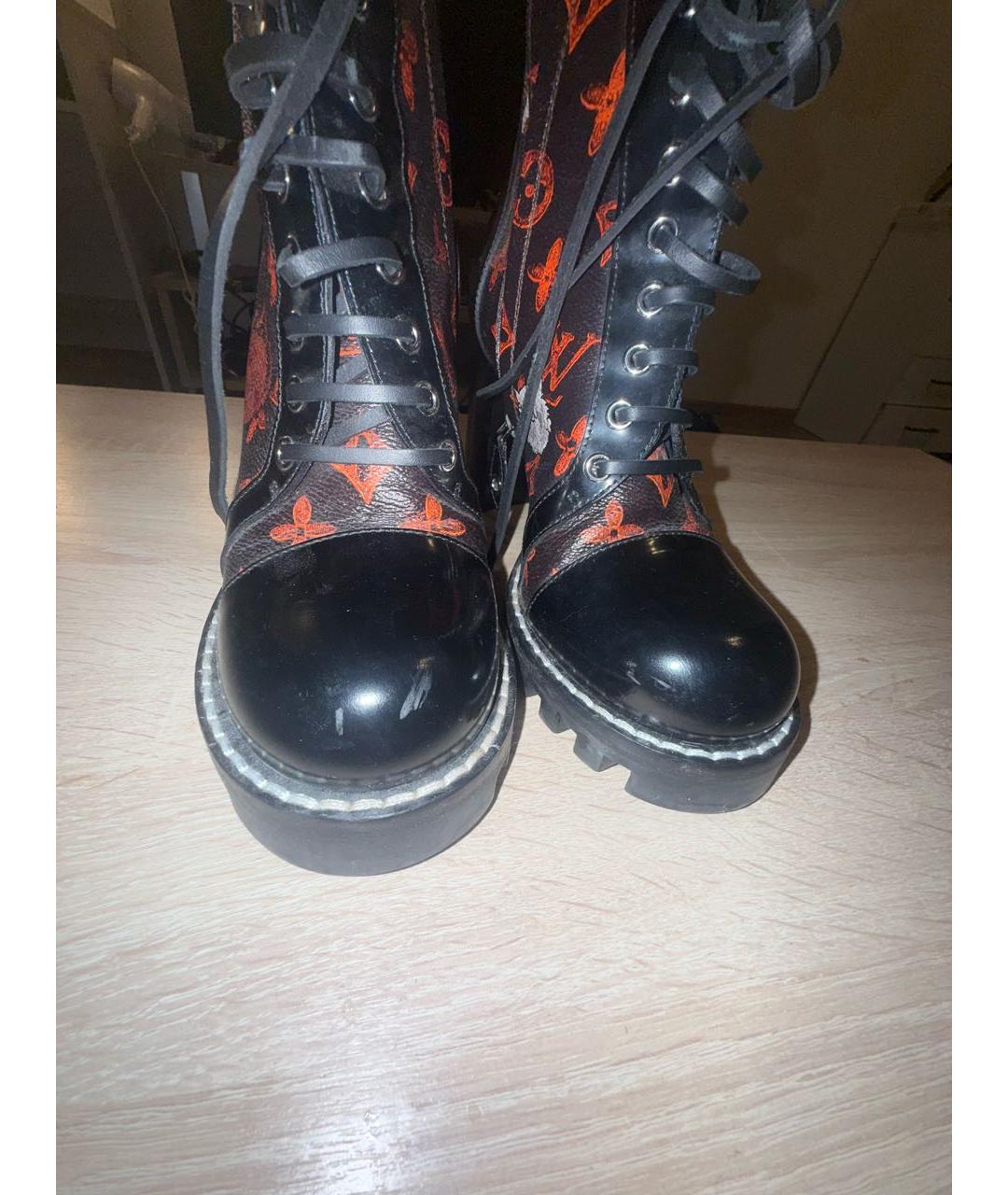 LOUIS VUITTON Красные кожаные балетки, фото 6