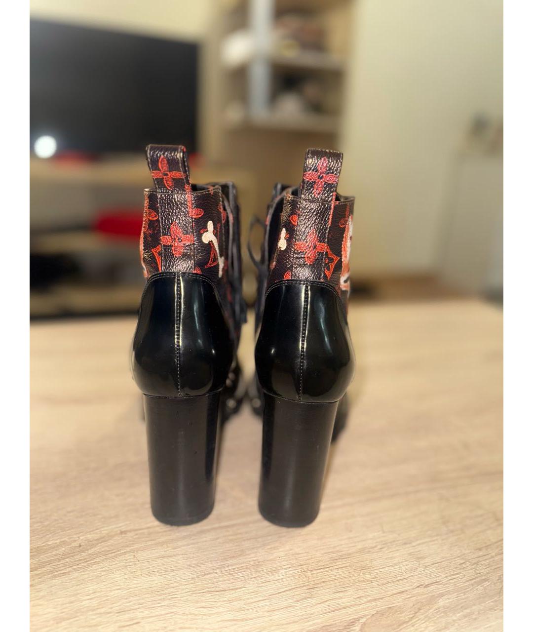 LOUIS VUITTON Красные кожаные балетки, фото 3