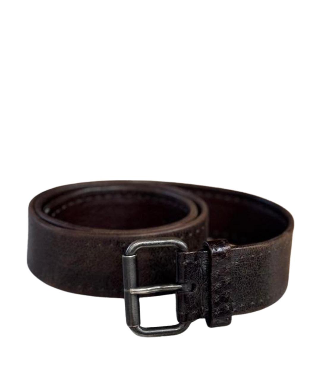 BRIONI Коричневый кожаный ремень, фото 1