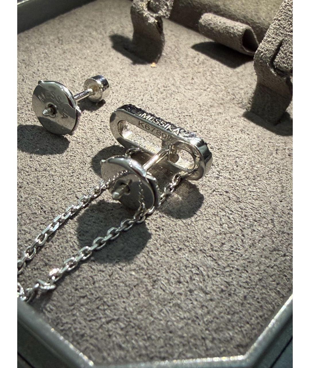 MESSIKA Серебряные серьги из белого золота, фото 5