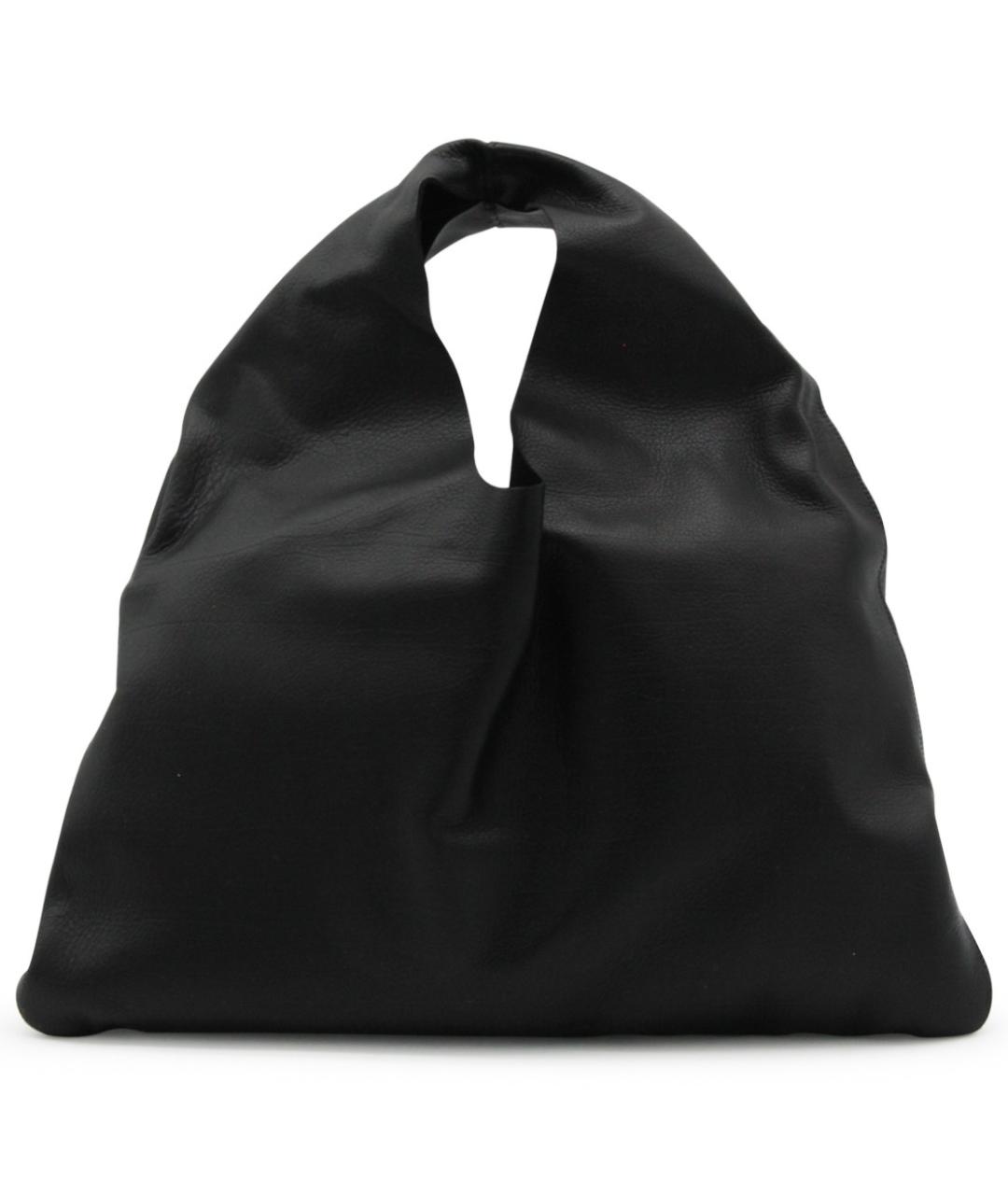 THE ROW Черная кожаная сумка через плечо, фото 3