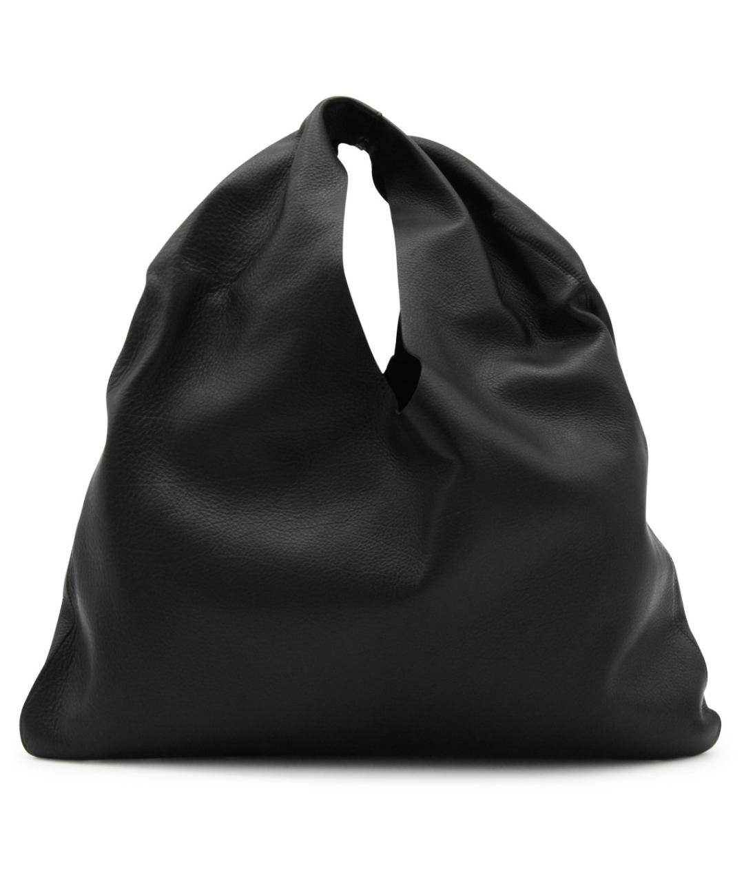 THE ROW Черная кожаная сумка через плечо, фото 4