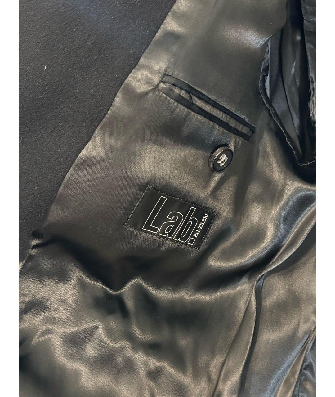 PAL ZILERI Черное шерстяное пальто, фото 4