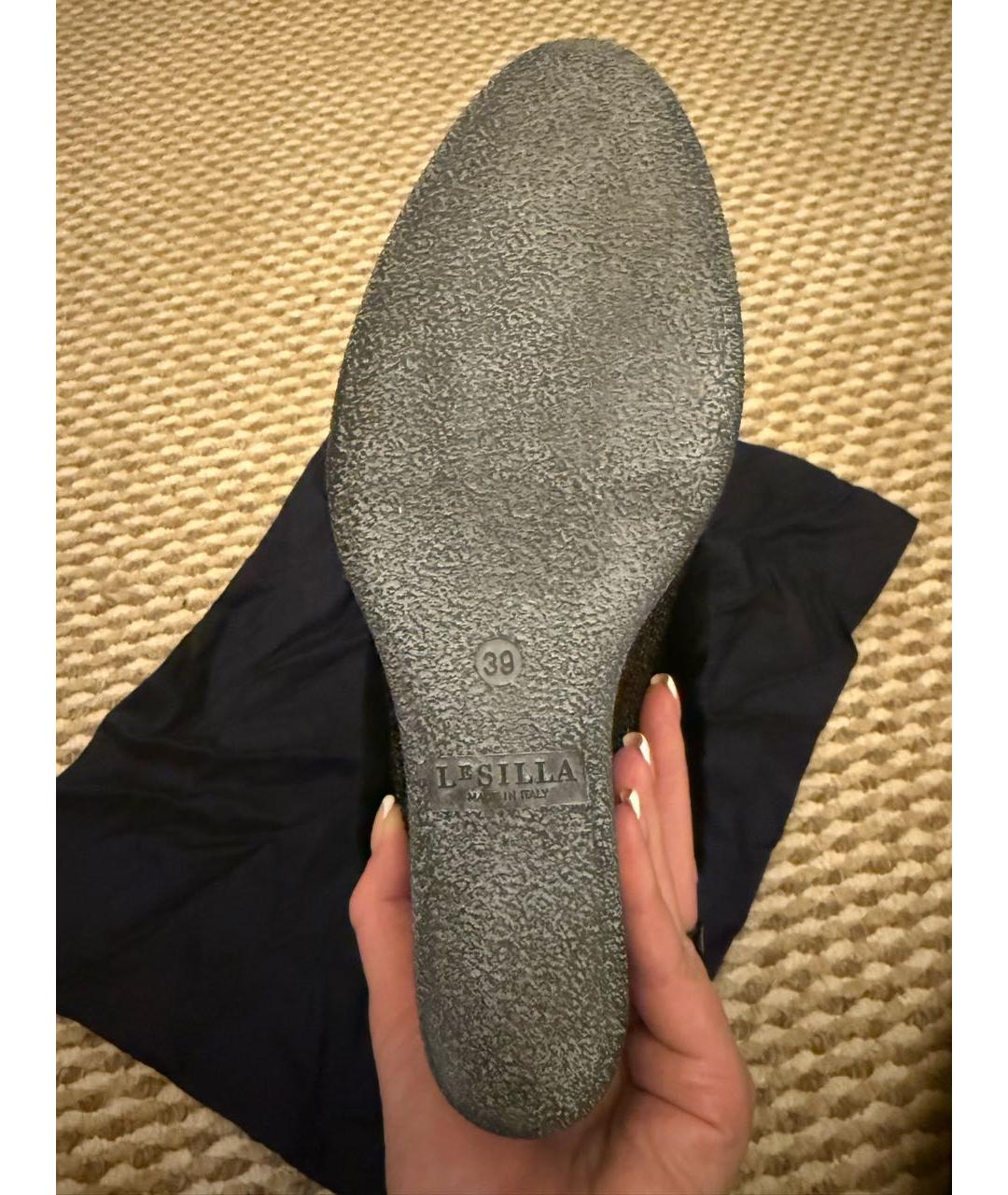 LE SILLA Черные сапоги, фото 4