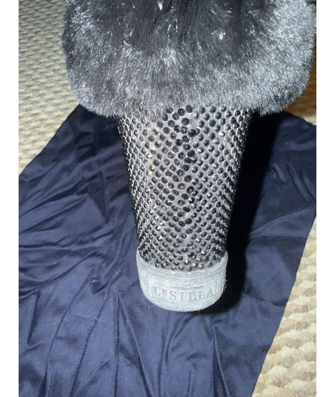 LE SILLA Черные сапоги, фото 3