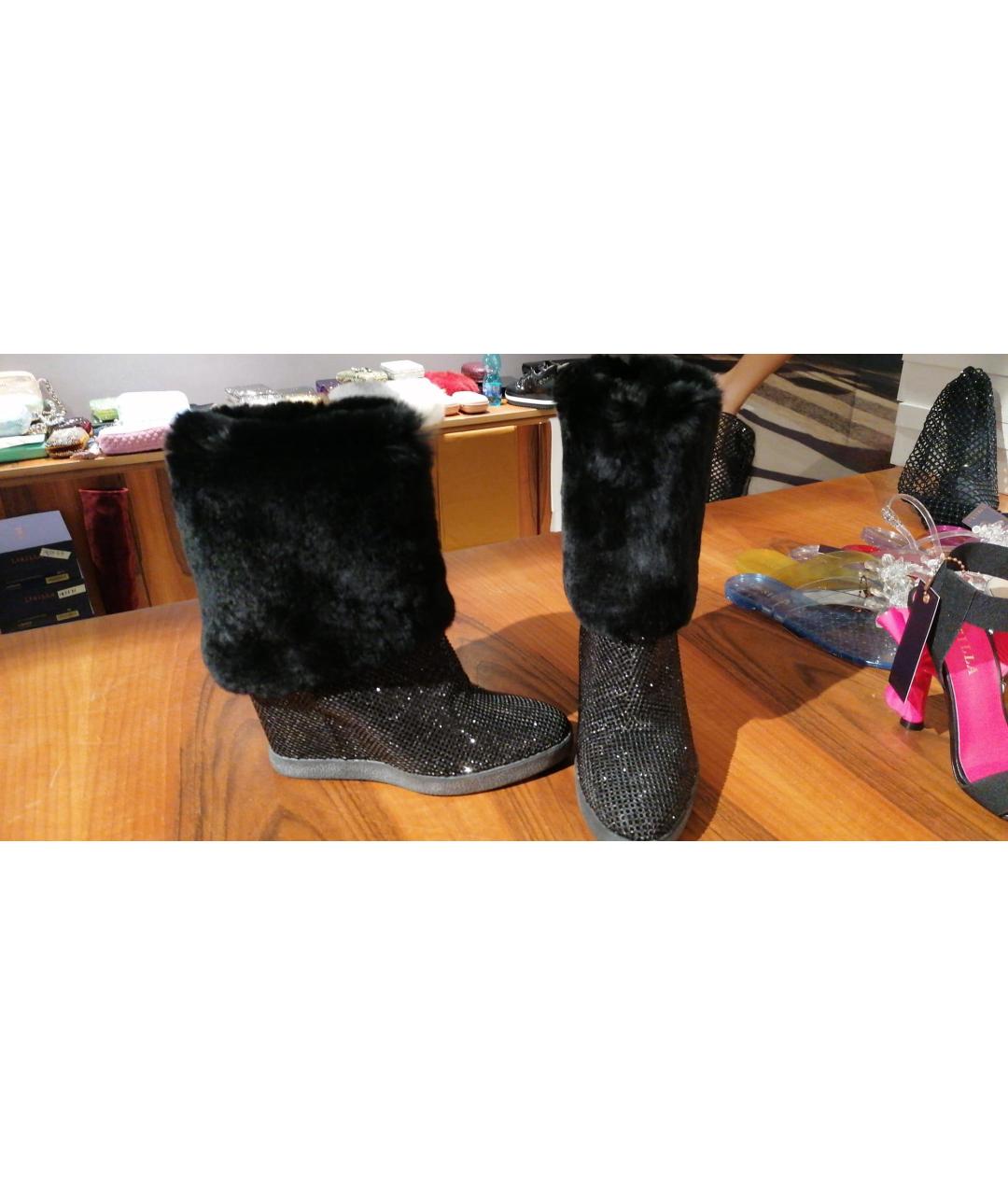 LE SILLA Черные сапоги, фото 2