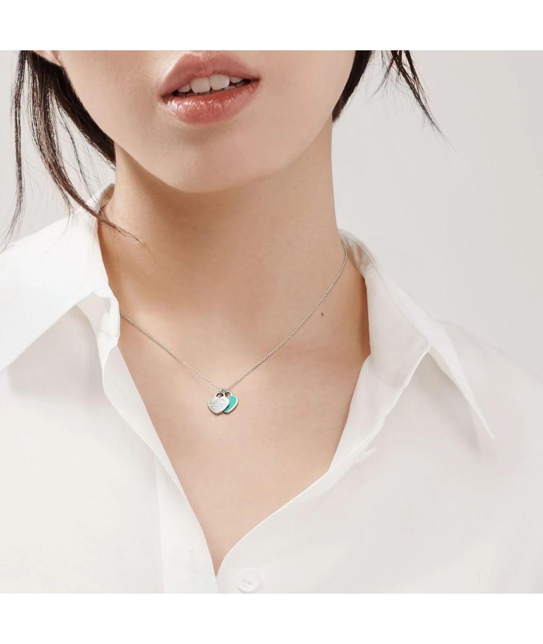 TIFFANY&CO Серебряное серебряное колье, фото 4
