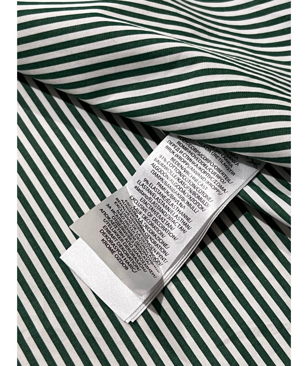 RALPH LAUREN Зеленая хлопковая кэжуал рубашка, фото 7