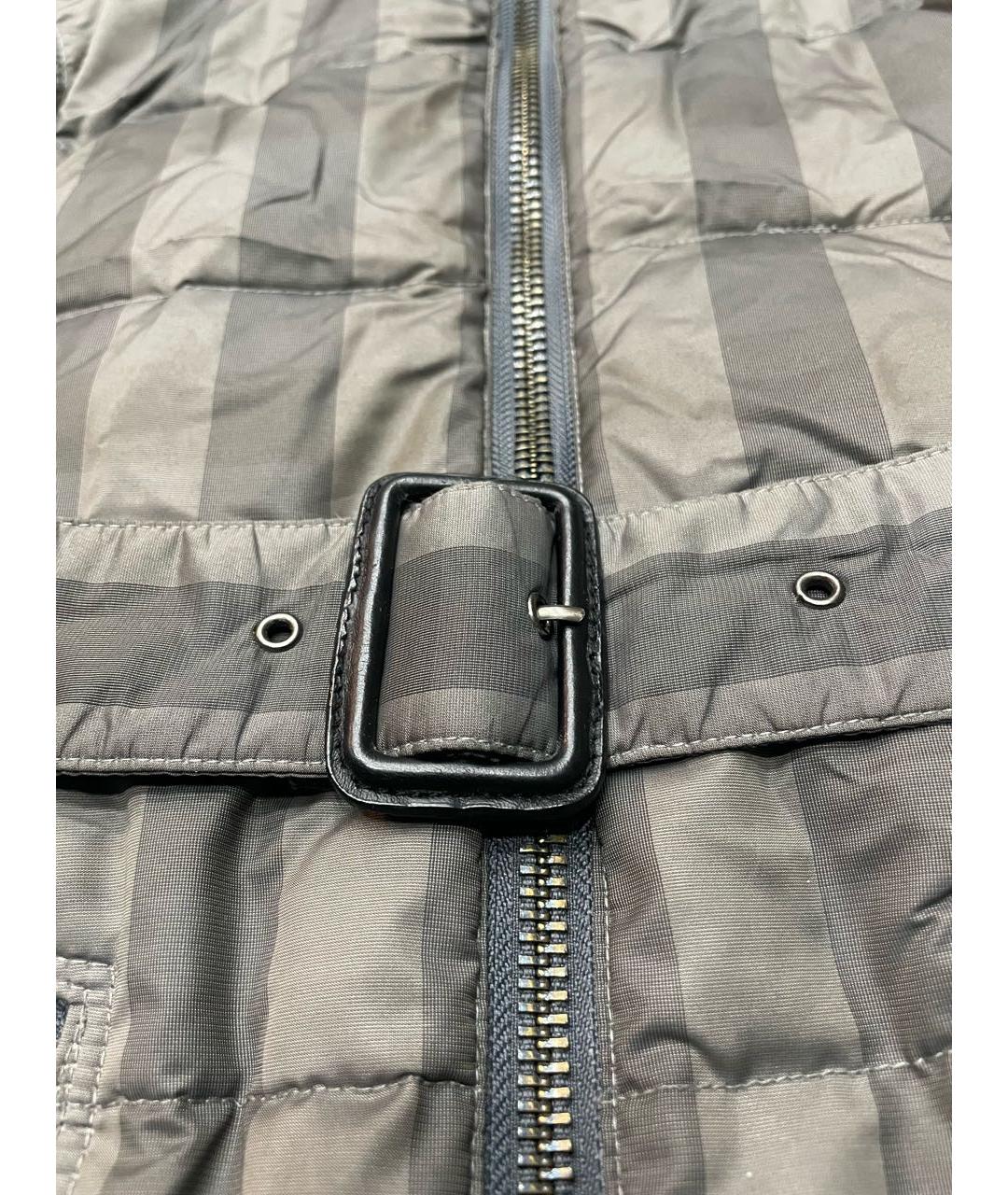 BURBERRY Серая синтетическая куртка, фото 7