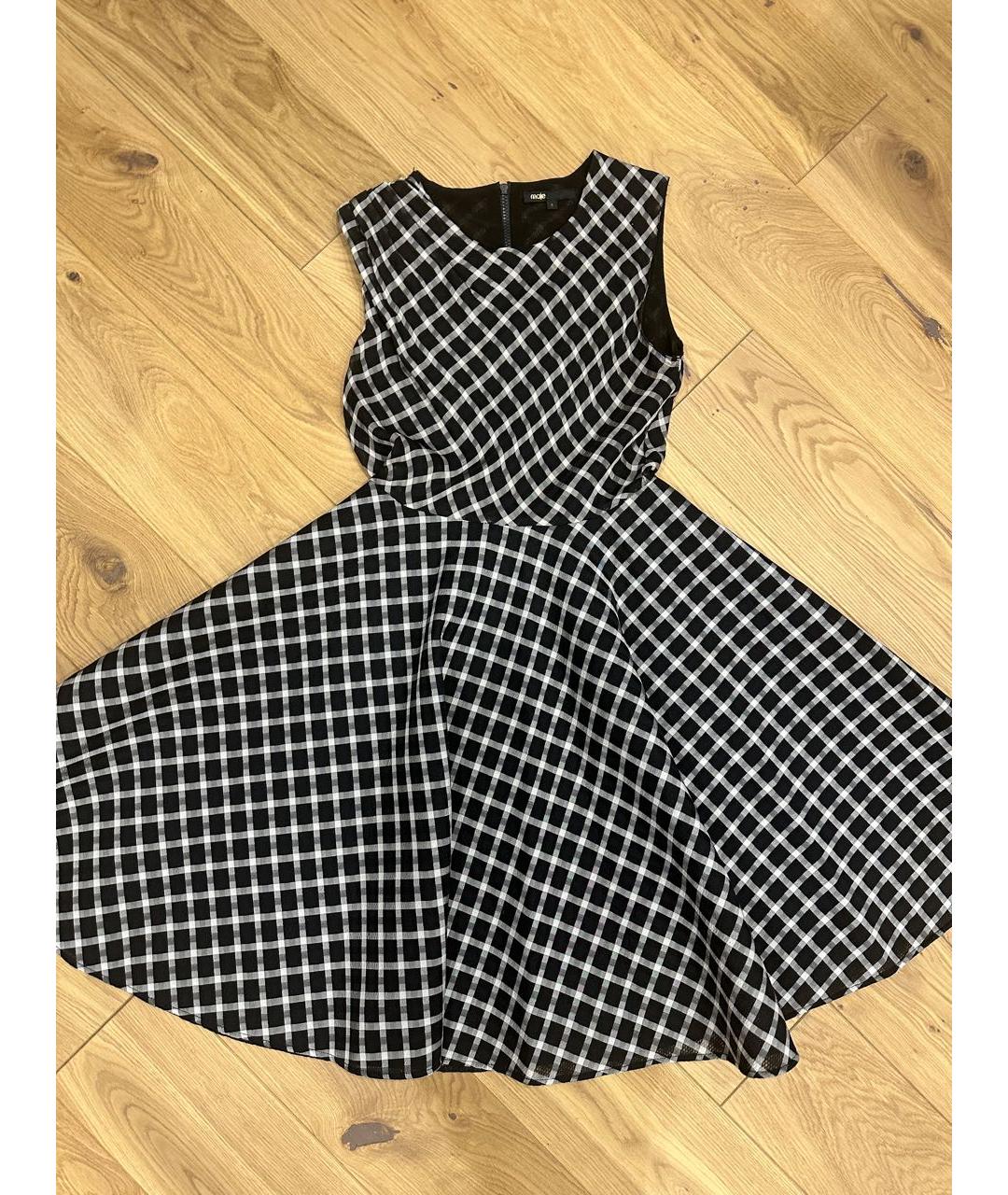 MAJE Мульти полиэстеровое коктейльное платье, фото 7