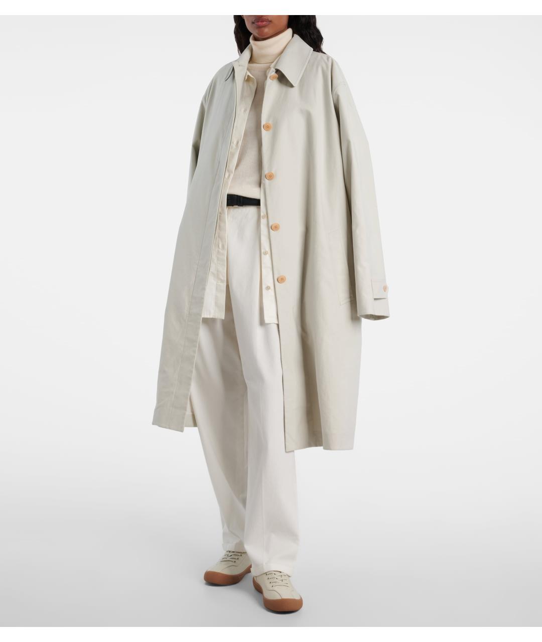 THE ROW Серый тренч/плащ, фото 4