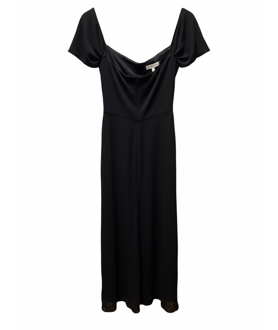 GIUSEPPE DI MORABITO Черное хлопковое вечернее платье, фото 1