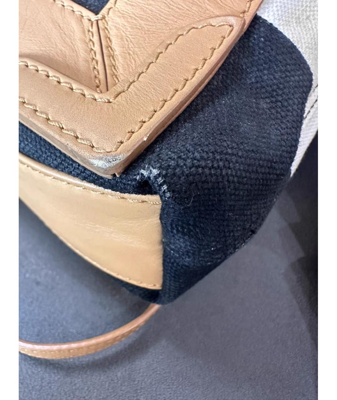 BALENCIAGA Бежевая кожаная сумка с короткими ручками, фото 6