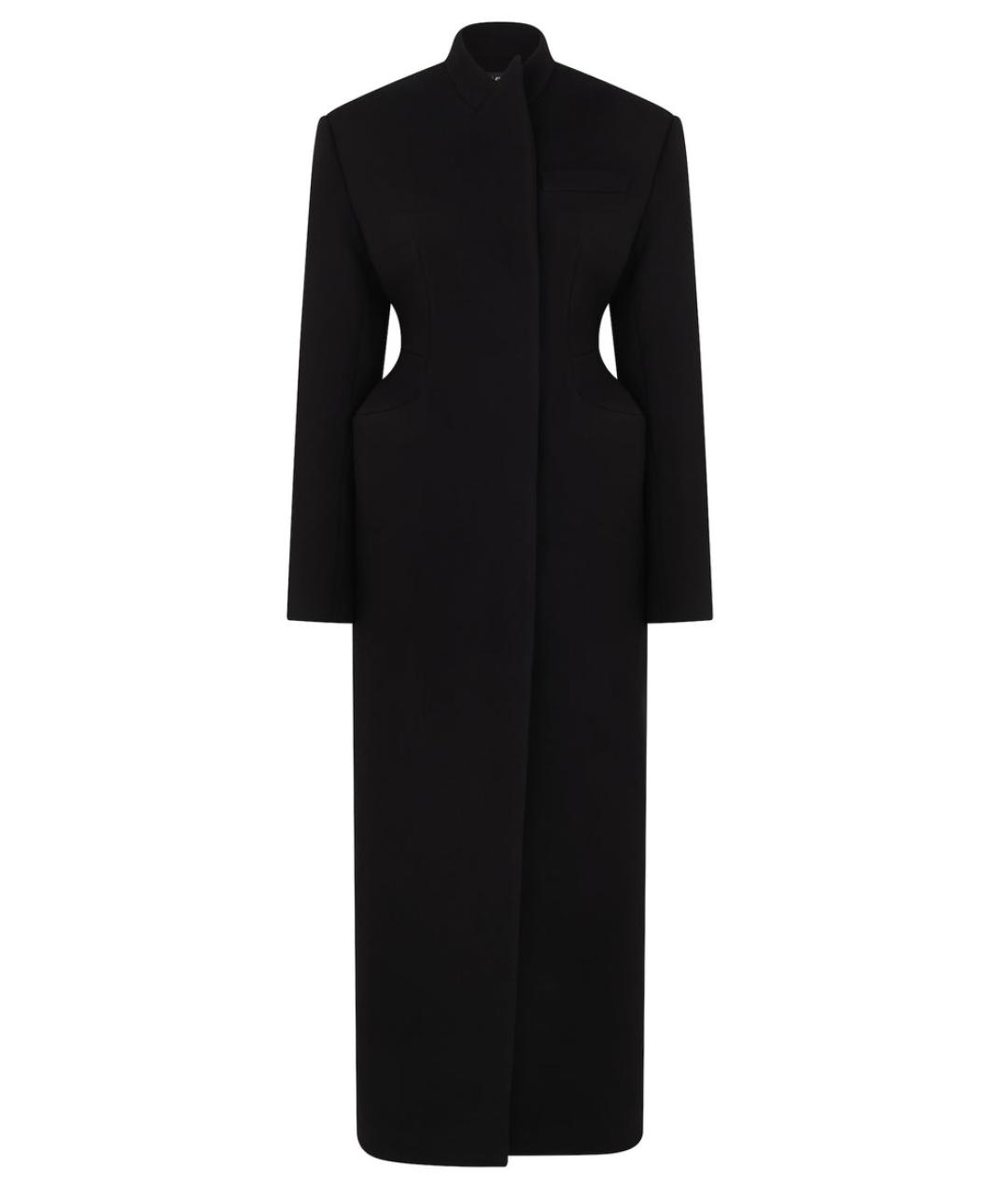 DAVID KOMA Черное пальто, фото 1