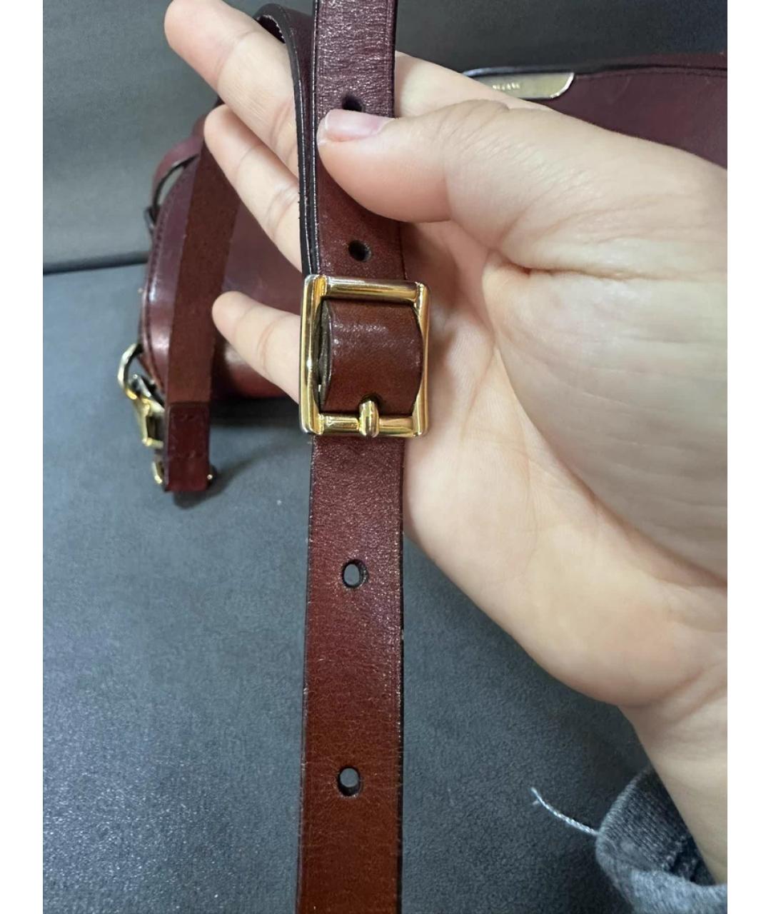 BURBERRY Мульти кожаная сумка с короткими ручками, фото 8