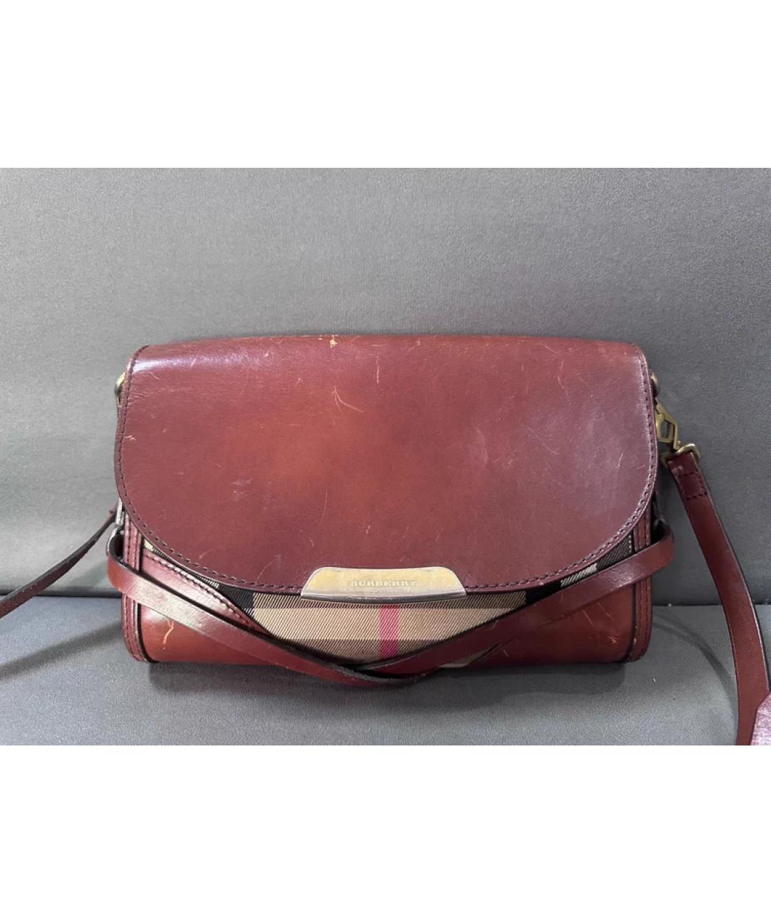 BURBERRY Мульти кожаная сумка с короткими ручками, фото 10