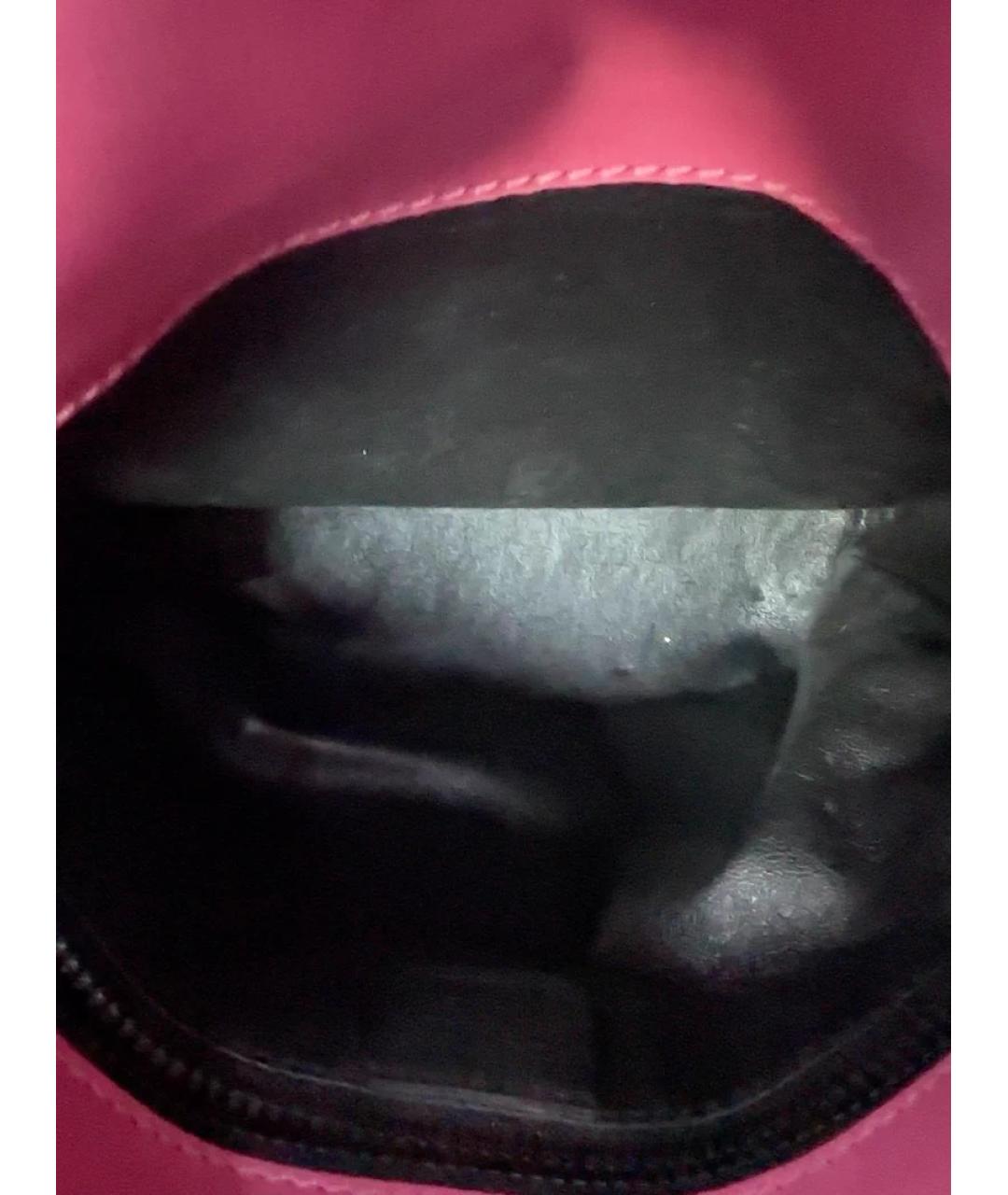 CELINE Розовая кожаная сумка через плечо, фото 9