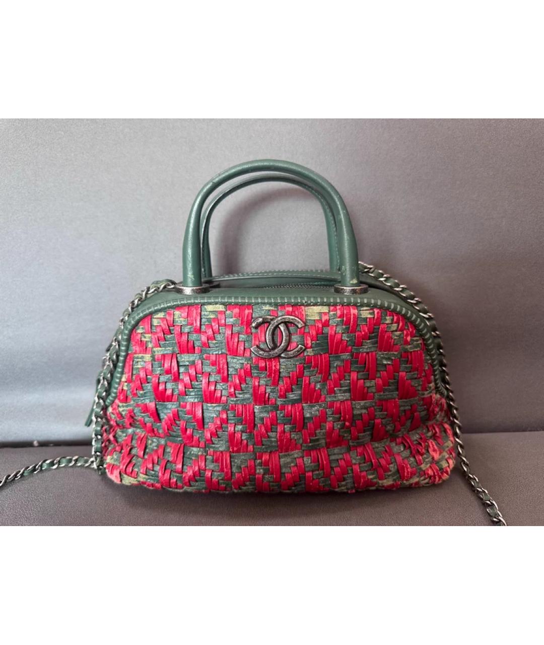 CHANEL Мульти пелетеная сумка с короткими ручками, фото 9