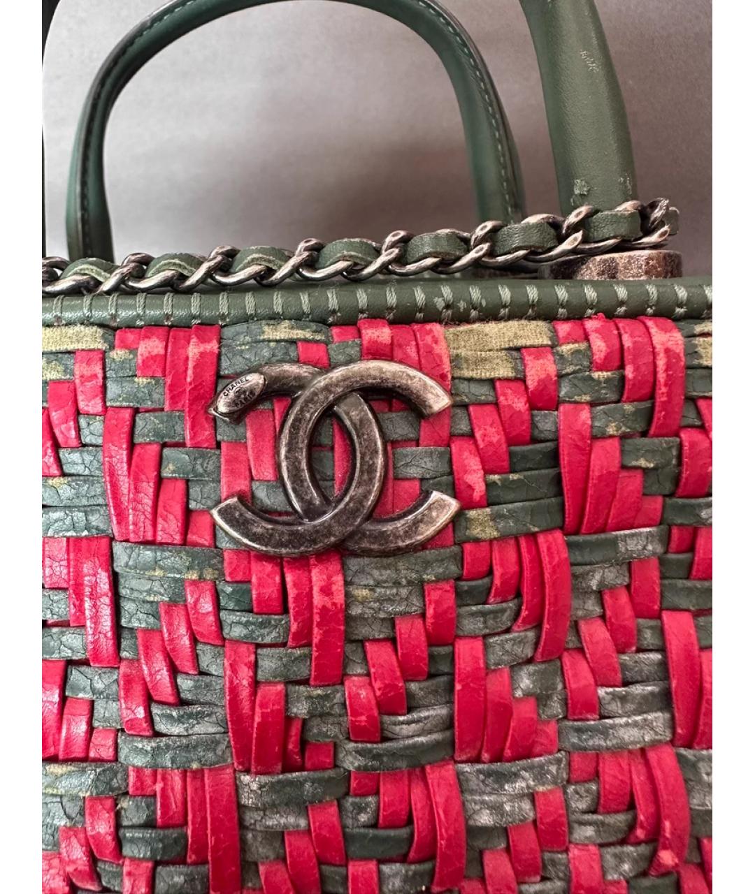 CHANEL Мульти пелетеная сумка с короткими ручками, фото 4