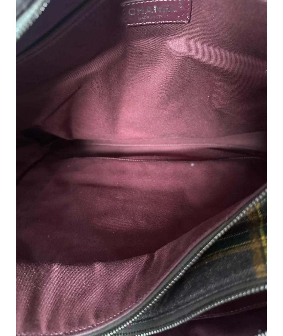 CHANEL Мульти тканевая сумка с короткими ручками, фото 8