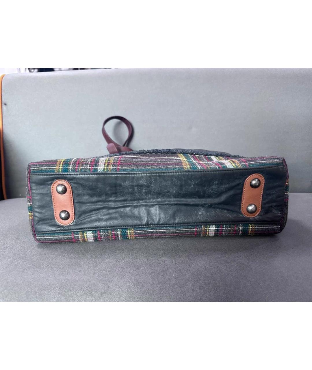 CHANEL Мульти тканевая сумка с короткими ручками, фото 3