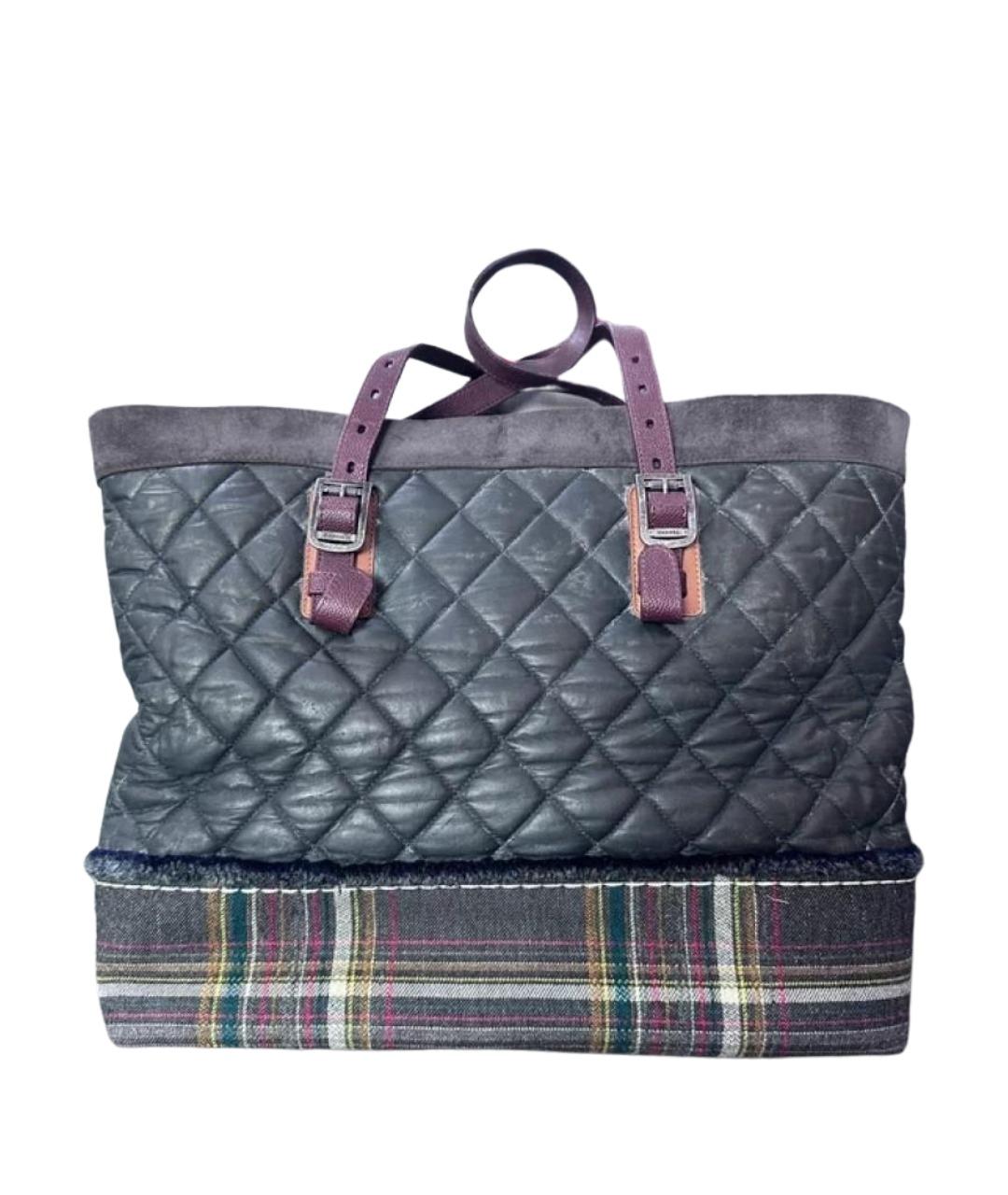 CHANEL Мульти тканевая сумка с короткими ручками, фото 1