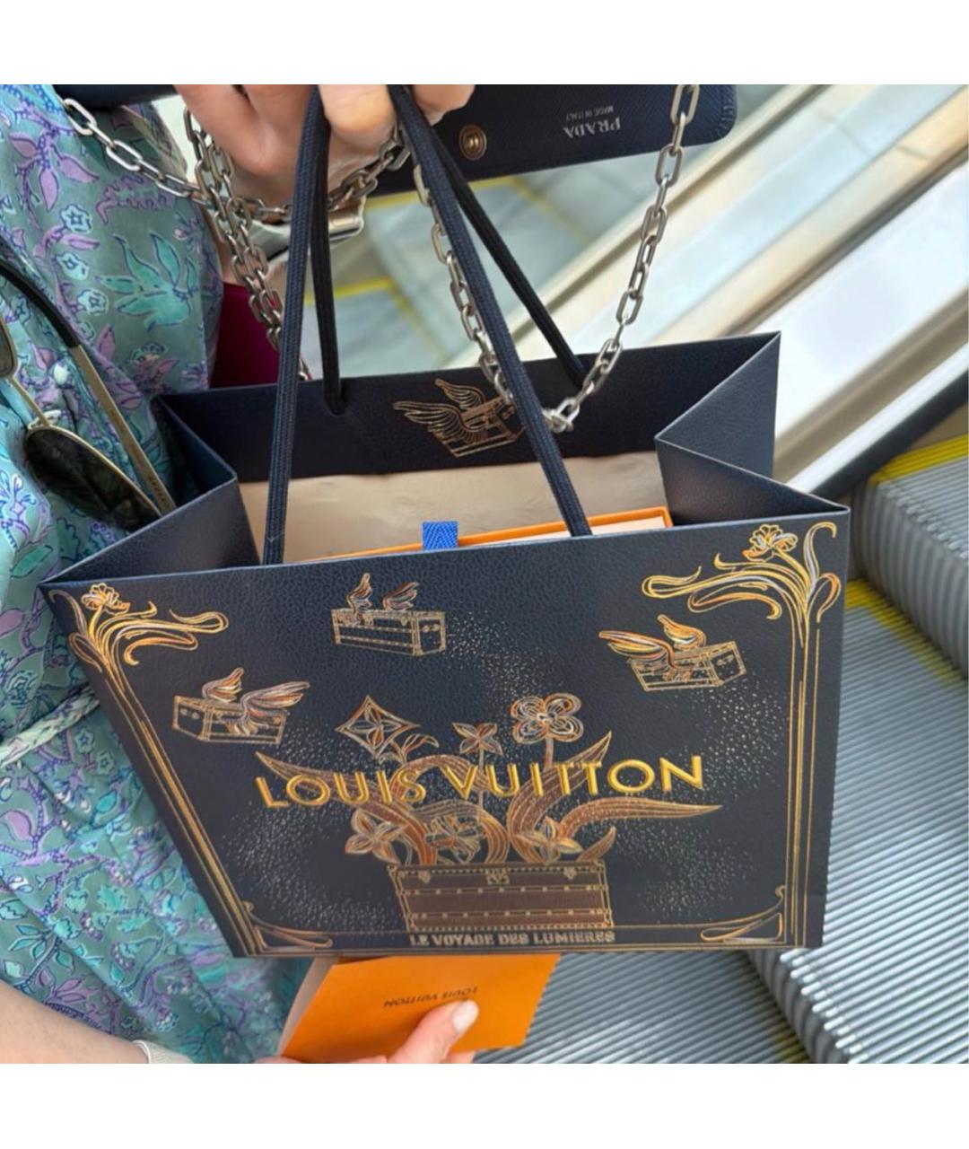 LOUIS VUITTON Коричневый кожаный ремень, фото 3